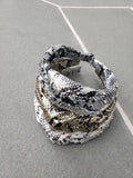 Snake Headband With Swarovski Crystals